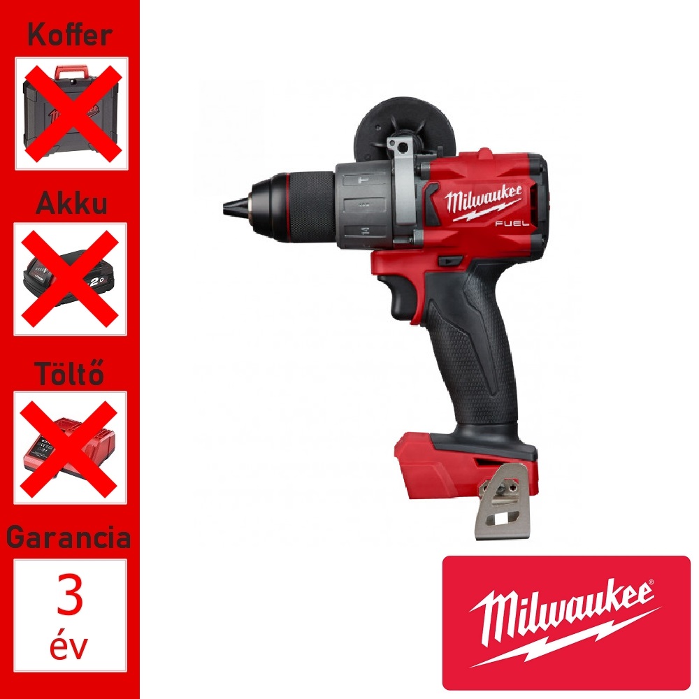 Milwaukee 18V szénkefe nélküli akkus ütvefúró-csavarozó géptest 135Nm